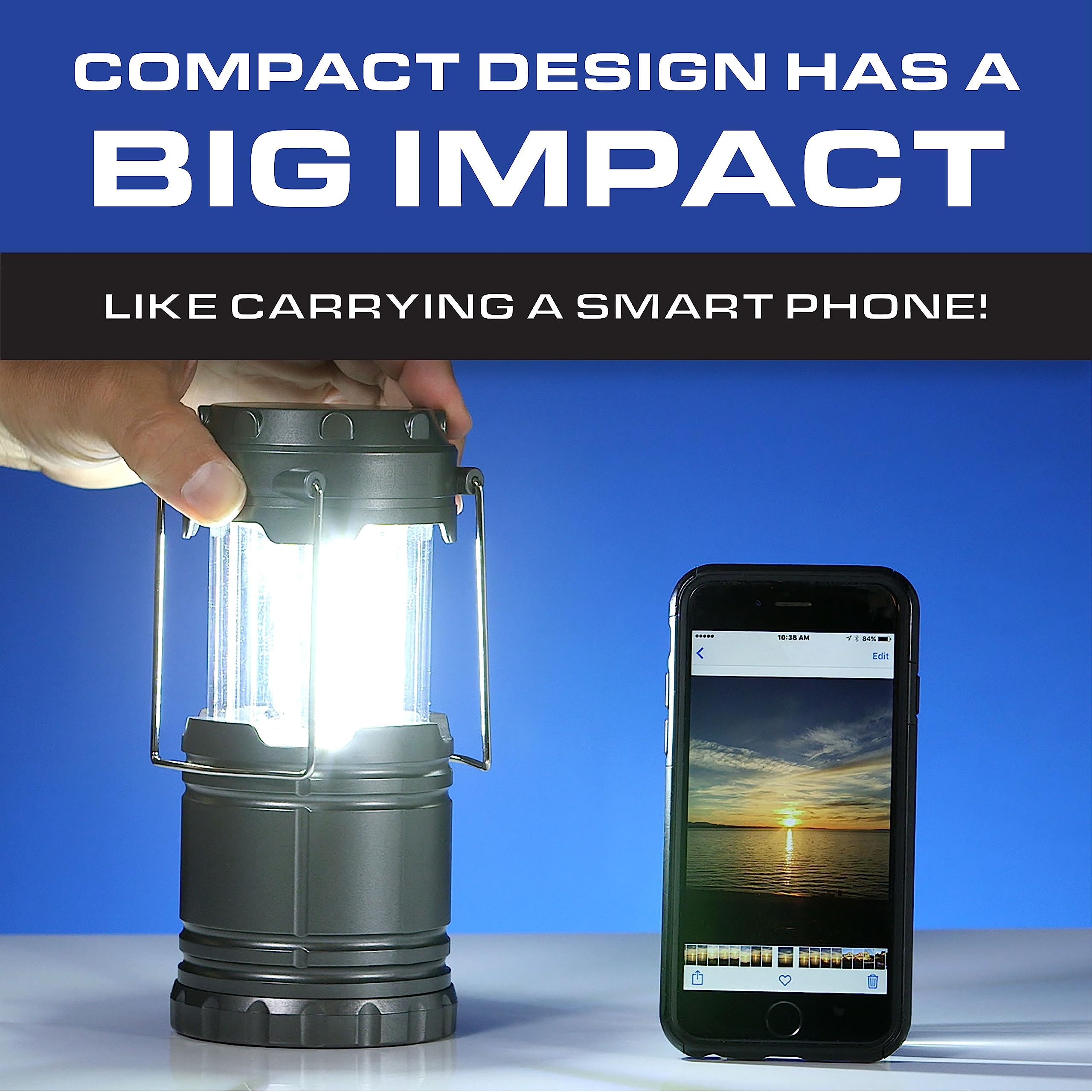 Bell+Howell 3 Pk Multipurpose Camping Lanterns for Power Outage